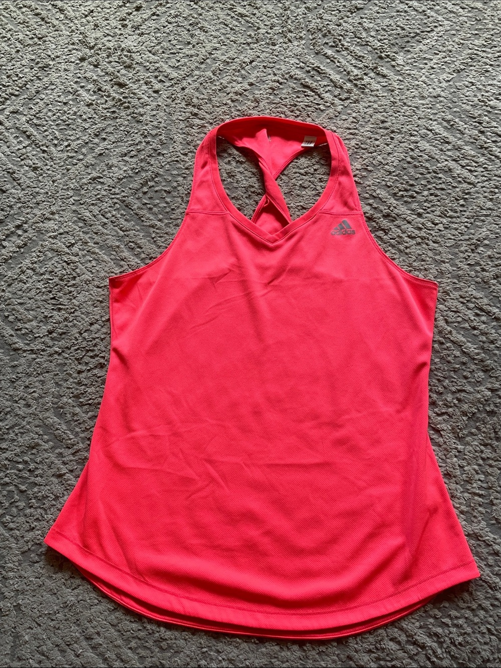 adidas Women’s Hot Pink Racerback Training Tank